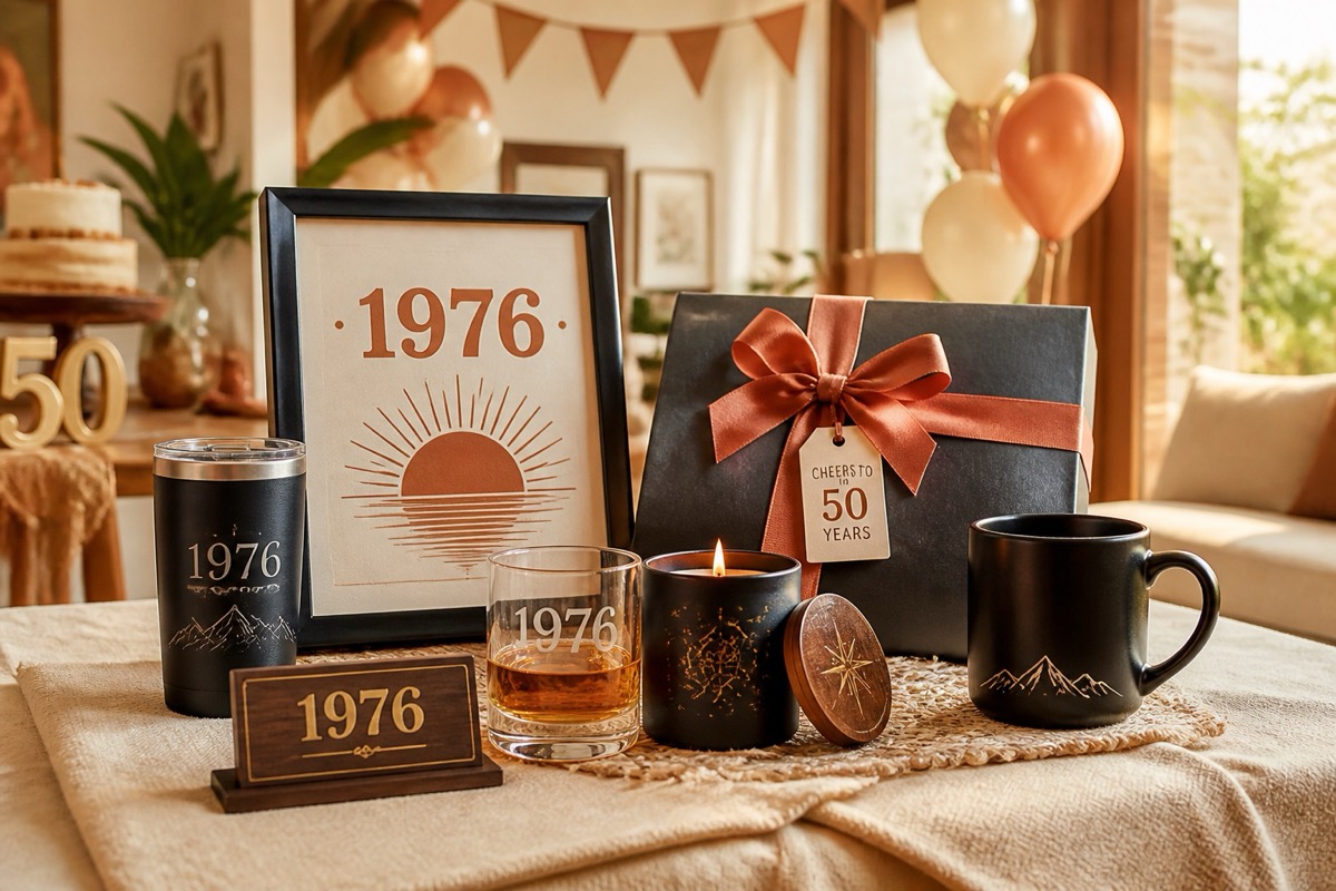 50th Birthday Gifts for Men — a milestone birthday gift